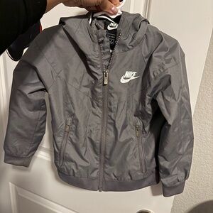 Nike Kids Gray Windrunner Jacket